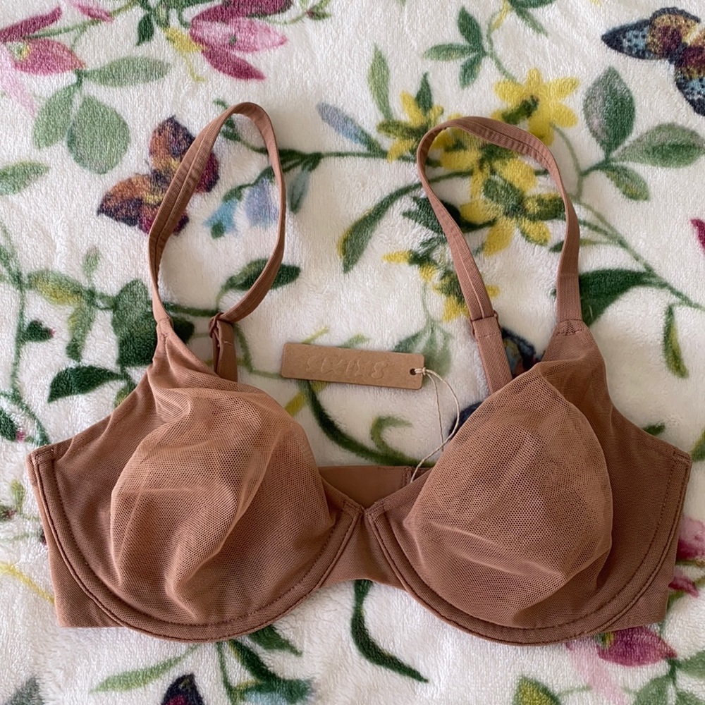 SKIMS MESH UNDERWIRE BRA